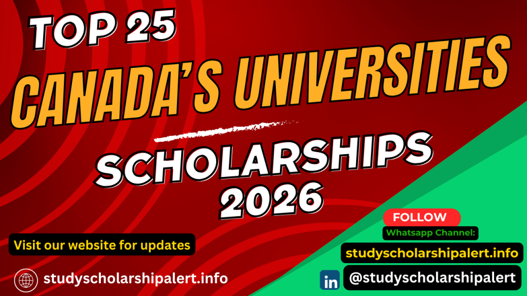 Top 25 Canadian universities offering scholarships for International Students